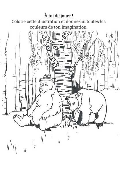 «La merveille à l’écorce blanche, reine de la forêt»  «Красавица Берёза» | Conte populaires d'Oudmourtie - Nadejda Kralina